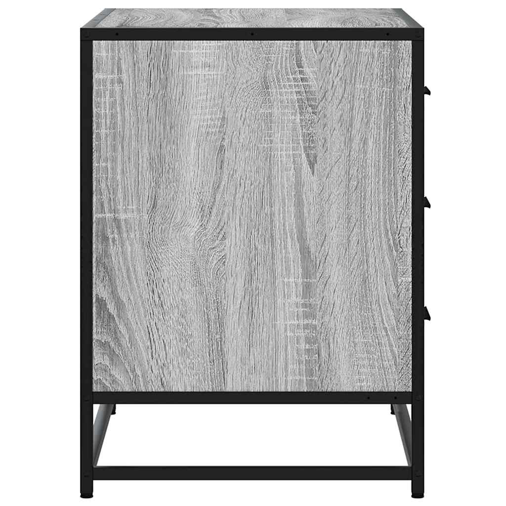 vidaXL Dulap cu sertar, gri sonoma, 70x41x56 cm, lemn prelucrat vidaXL Dulap cu sertar, gri sonoma, 70x41x56 cm, lemn prelucrat