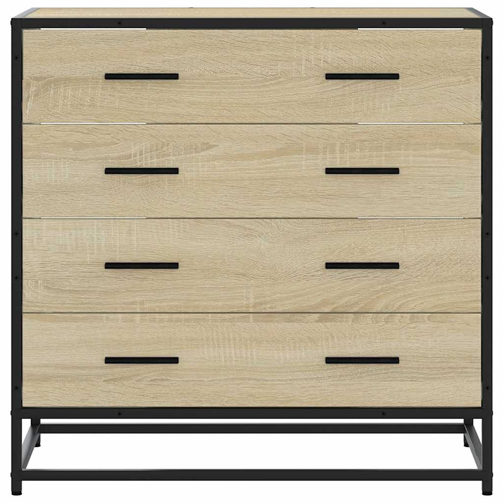 vidaXL Dulap cu sertare, stejar sonoma, 70x41x70 cm, lemn compozit vidaXL Dulap cu sertare, stejar sonoma, 70x41x70 cm, lemn compozit