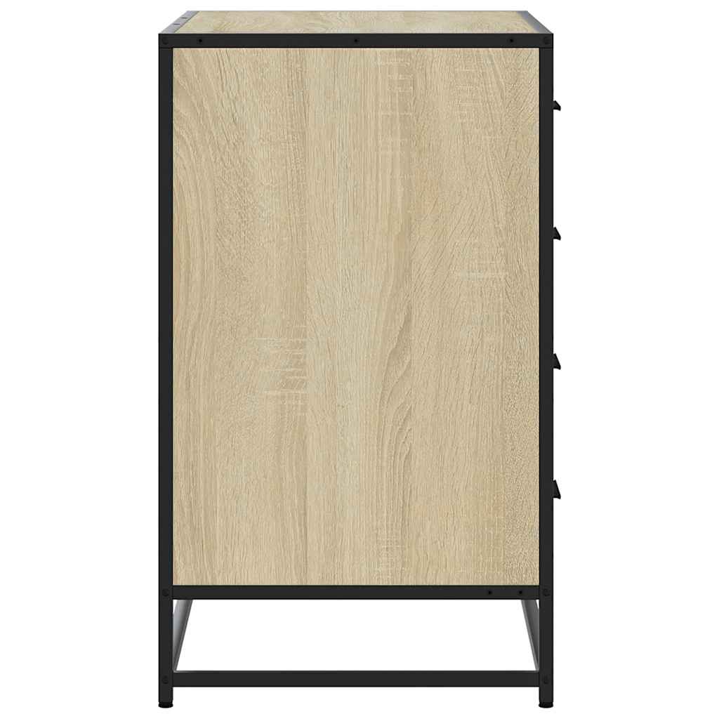 vidaXL Dulap cu sertare, stejar sonoma, 70x41x70 cm, lemn compozit vidaXL Dulap cu sertare, stejar sonoma, 70x41x70 cm, lemn compozit