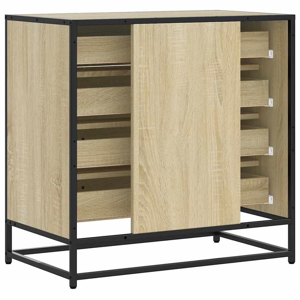vidaXL Dulap cu sertare, stejar sonoma, 70x41x70 cm, lemn compozit vidaXL Dulap cu sertare, stejar sonoma, 70x41x70 cm, lemn compozit