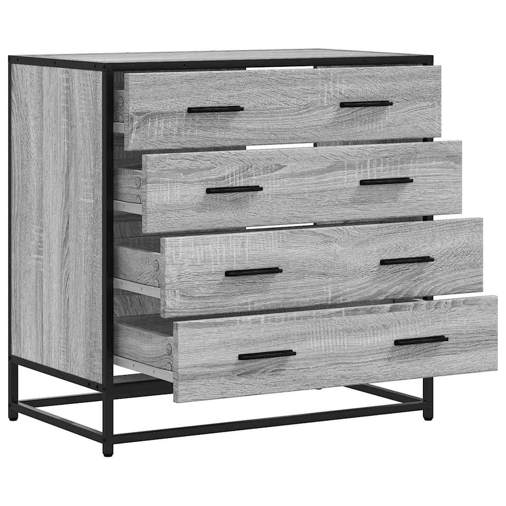 vidaXL Dulap cu sertar, gri sonoma, 70x41x70 cm, lemn prelucrat vidaXL Dulap cu sertar, gri sonoma, 70x41x70 cm, lemn prelucrat