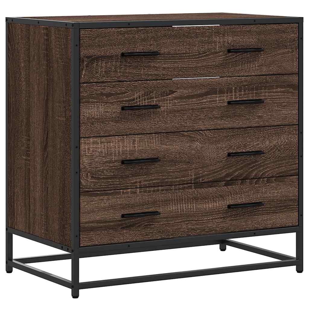vidaXL Dulap cu sertar, stejar maro, 70x41x70 cm, lemn prelucrat vidaXL Dulap cu sertar, stejar maro, 70x41x70 cm, lemn prelucrat