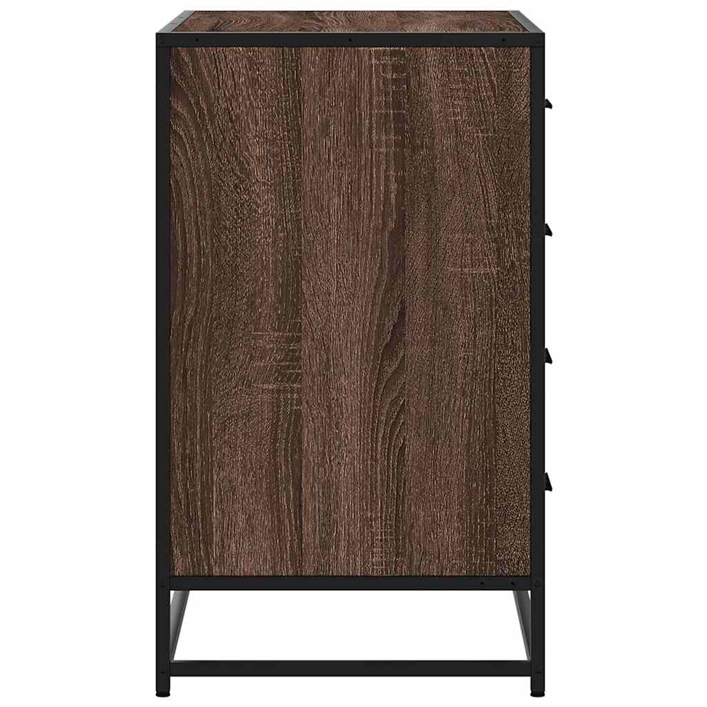 vidaXL Dulap cu sertar, stejar maro, 70x41x70 cm, lemn prelucrat vidaXL Dulap cu sertar, stejar maro, 70x41x70 cm, lemn prelucrat