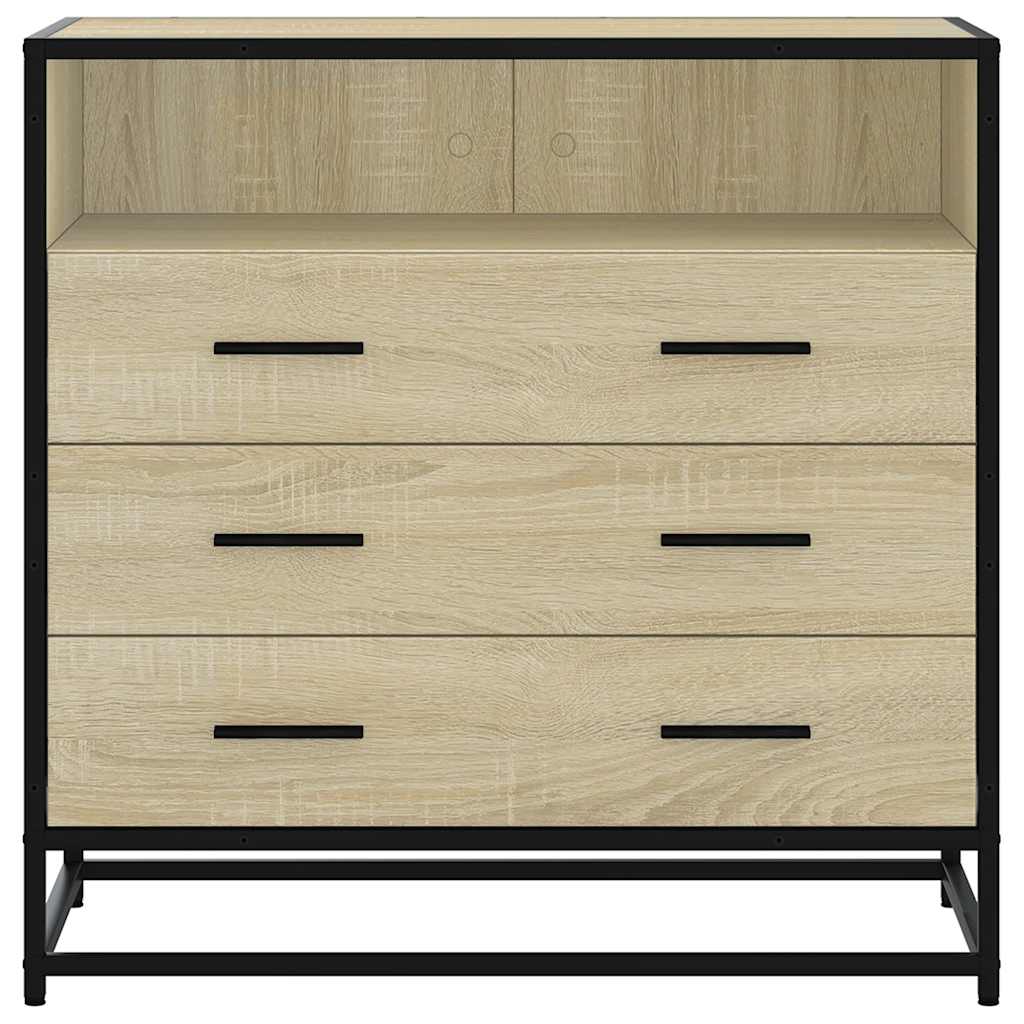 vidaXL Dulap cu sertare, stejar sonoma, 70x41x70 cm, lemn compozit vidaXL Dulap cu sertare, stejar sonoma, 70x41x70 cm, lemn compozit