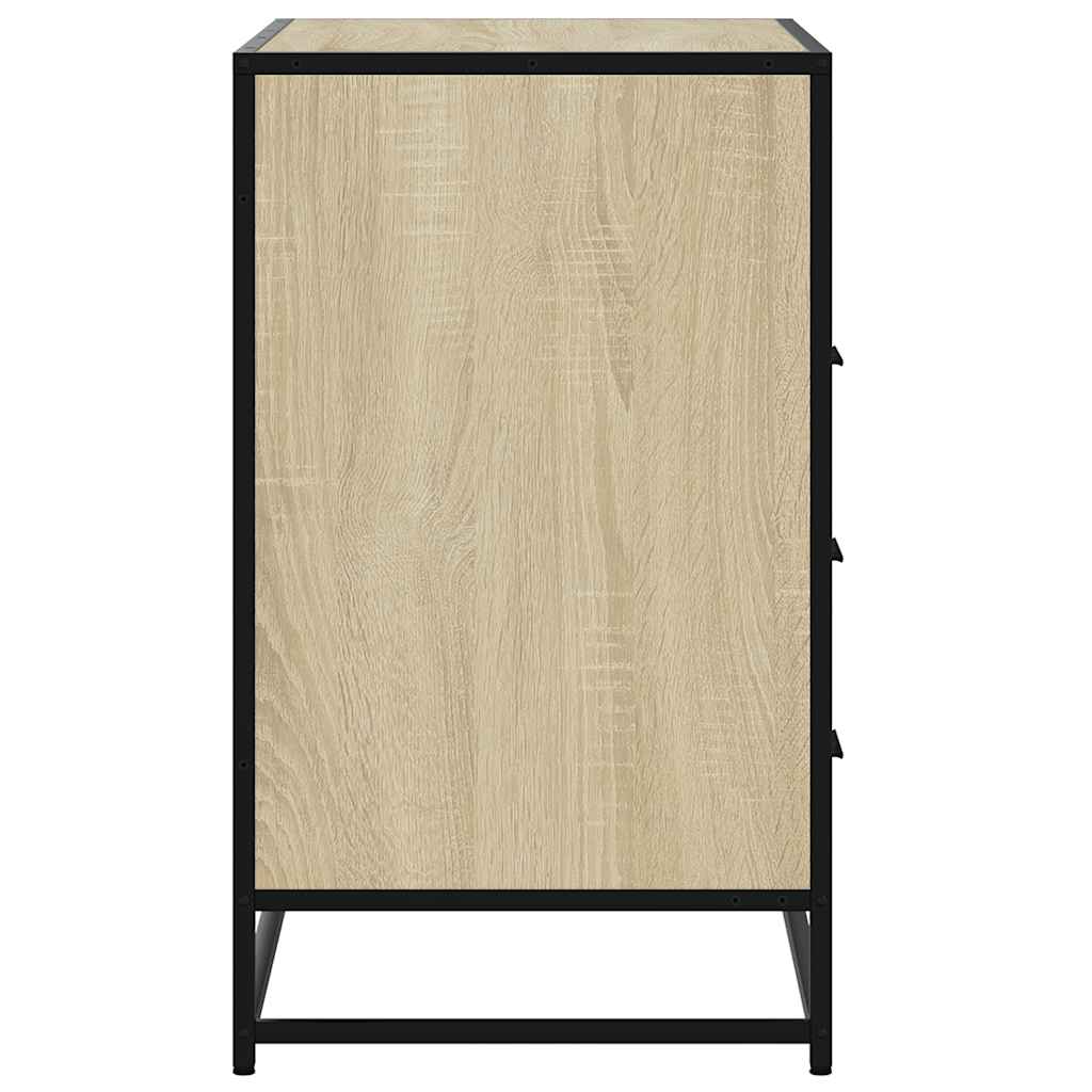 vidaXL Dulap cu sertare, stejar sonoma, 70x41x70 cm, lemn compozit vidaXL Dulap cu sertare, stejar sonoma, 70x41x70 cm, lemn compozit