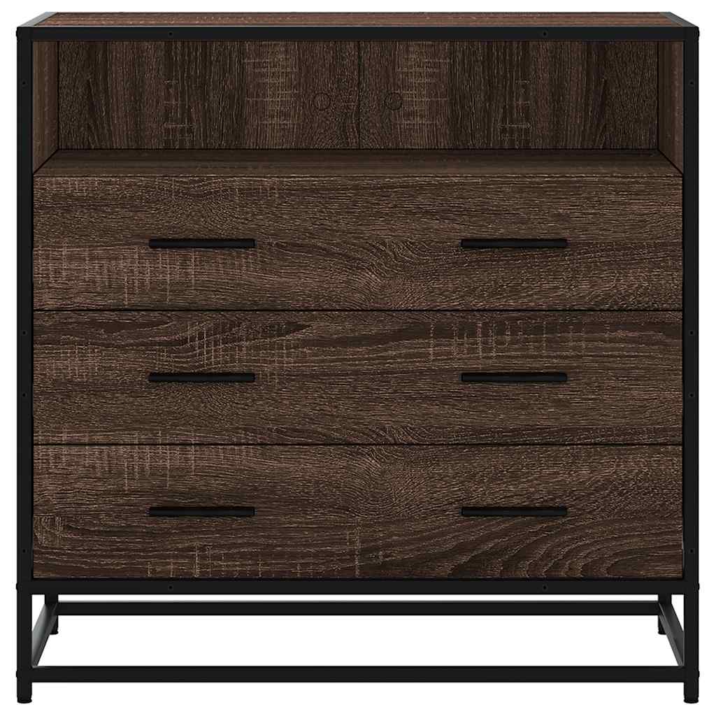 vidaXL Dulap cu sertar, stejar maro, 70x41x70 cm, lemn prelucrat