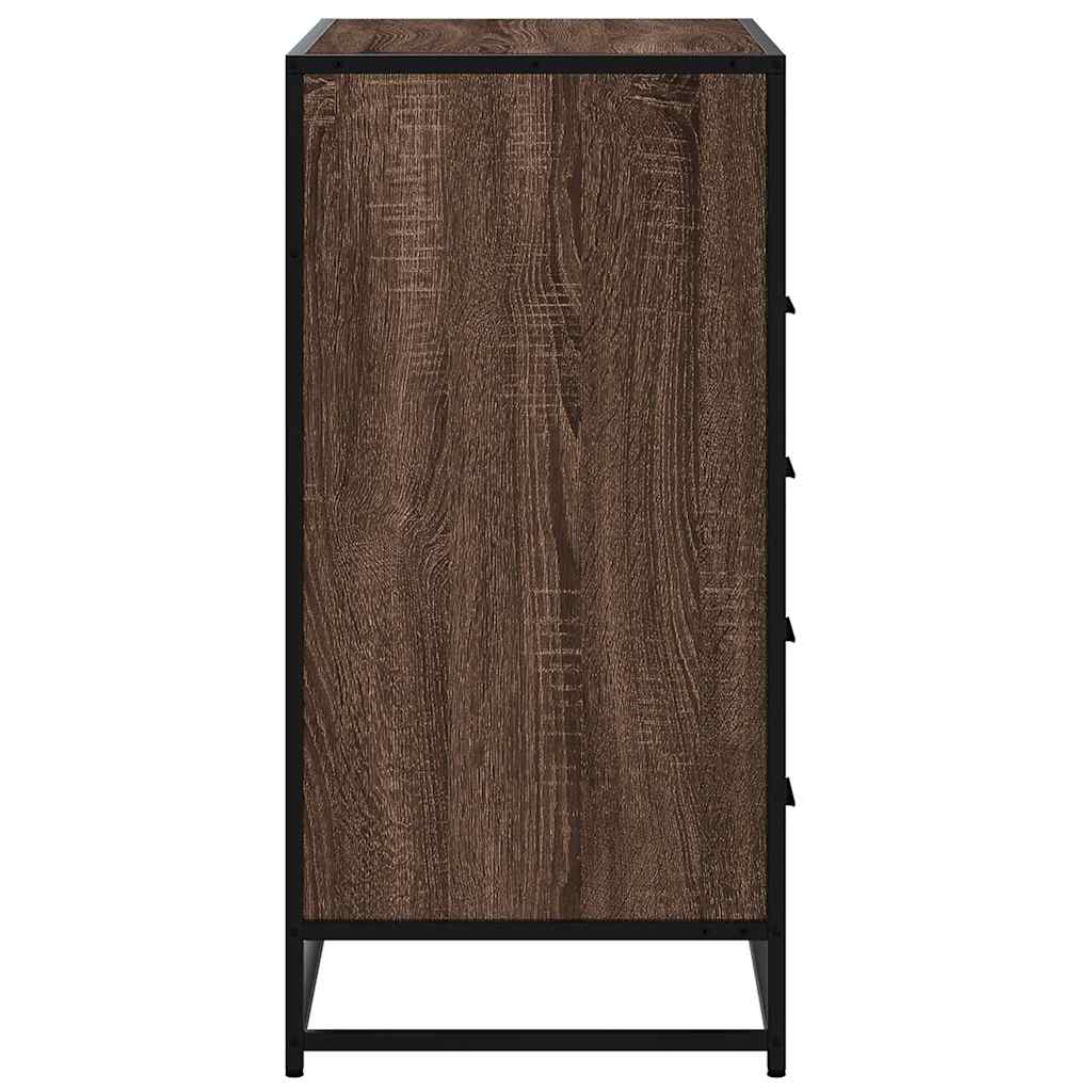 vidaXL Dulap cu sertar, stejar maro, 70x41x83,5 cm, lemn prelucrat vidaXL Dulap cu sertar, stejar maro, 70x41x83,5 cm, lemn prelucrat
