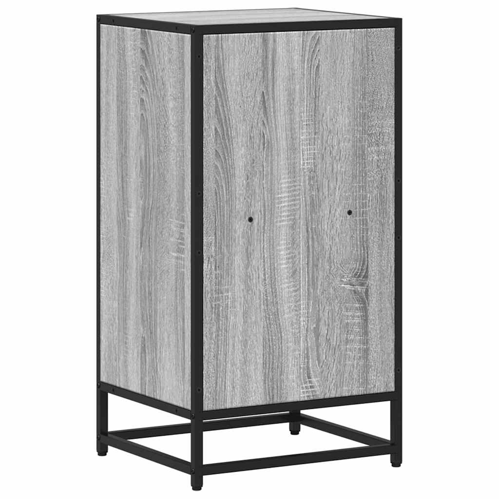 vidaXL Bibliotecă, gri sonoma, 40x35x76 cm, lemn prelucrat