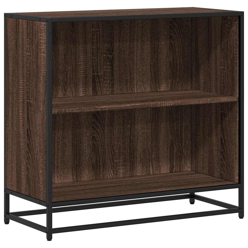 vidaXL Bibliotecă, stejar fumuriu, 60x35x76 cm, lemn prelucrat vidaXL Bibliotecă, stejar fumuriu, 60x35x76 cm, lemn prelucrat