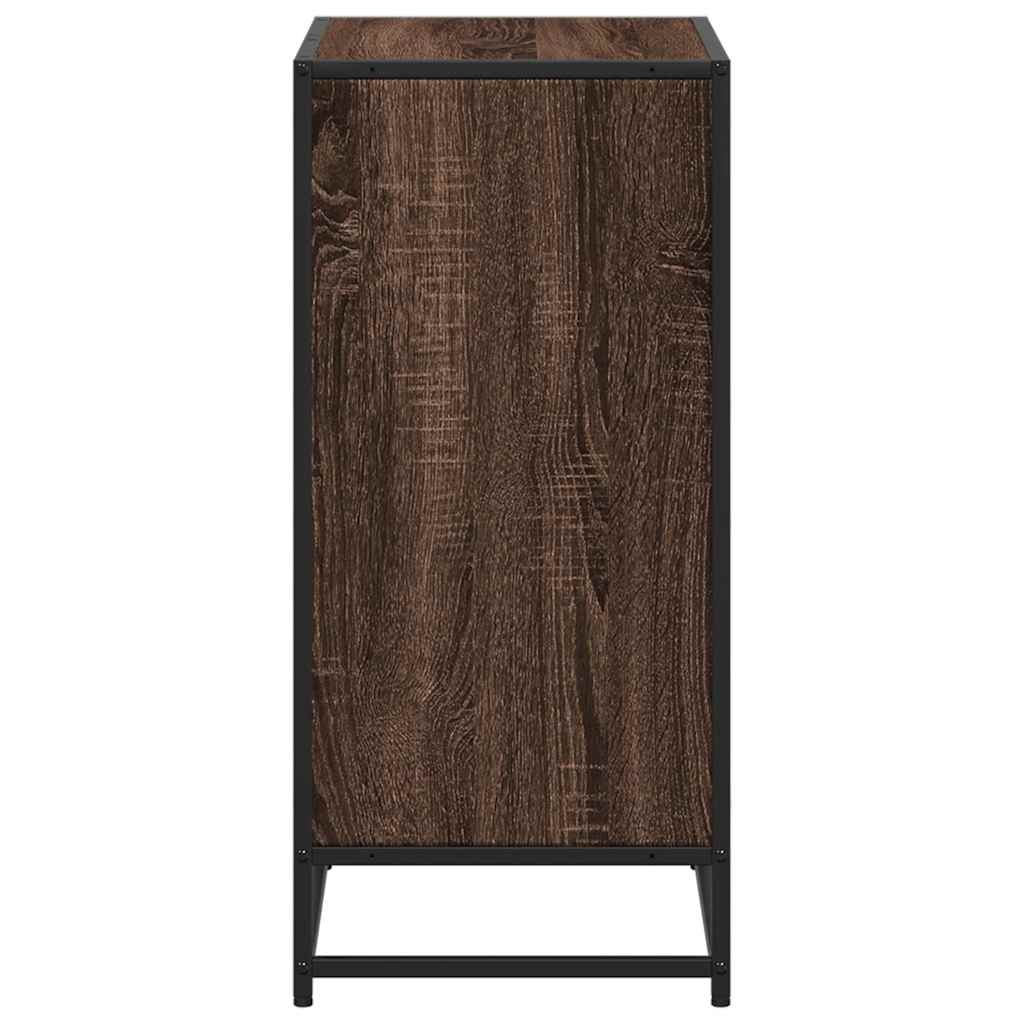 vidaXL Bibliotecă, stejar maro, 60x35x76 cm, lemn prelucrat vidaXL Bibliotecă, stejar maro, 60x35x76 cm, lemn prelucrat