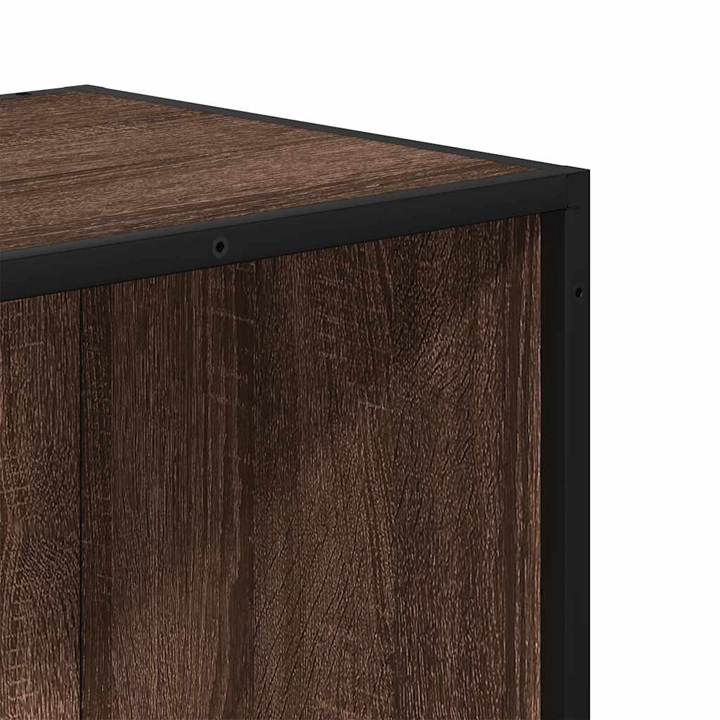 vidaXL Bibliotecă, stejar maro, 60x35x76 cm, lemn prelucrat vidaXL Bibliotecă, stejar maro, 60x35x76 cm, lemn prelucrat