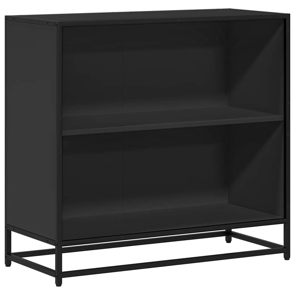 vidaXL Bibliotecă, negru, 80,5x35x76 cm, lemn prelucrat vidaXL Bibliotecă, negru, 80,5x35x76 cm, lemn prelucrat