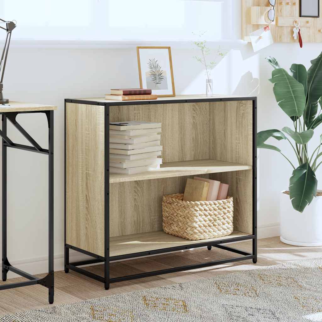 vidaXL Bibliotecă, stejar sonoma, 80,5x35x76 cm, lemn prelucrat vidaXL Bibliotecă, stejar sonoma, 80,5x35x76 cm, lemn prelucrat