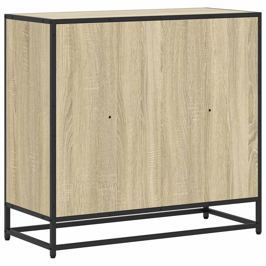vidaXL Bibliotecă, stejar sonoma, 80,5x35x76 cm, lemn prelucrat vidaXL Bibliotecă, stejar sonoma, 80,5x35x76 cm, lemn prelucrat