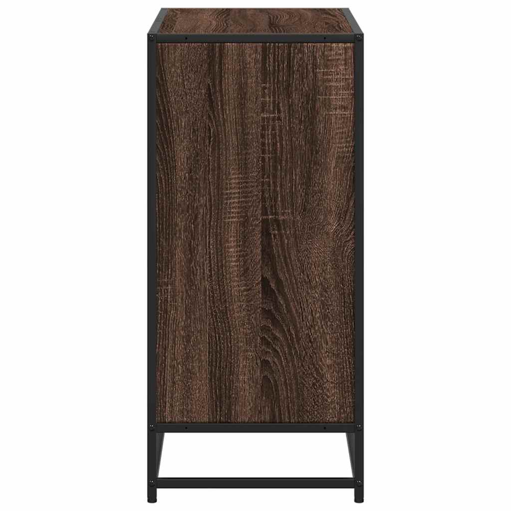 vidaXL Bibliotecă, stejar maro, 80,5x35x76 cm, lemn prelucrat vidaXL Bibliotecă, stejar maro, 80,5x35x76 cm, lemn prelucrat