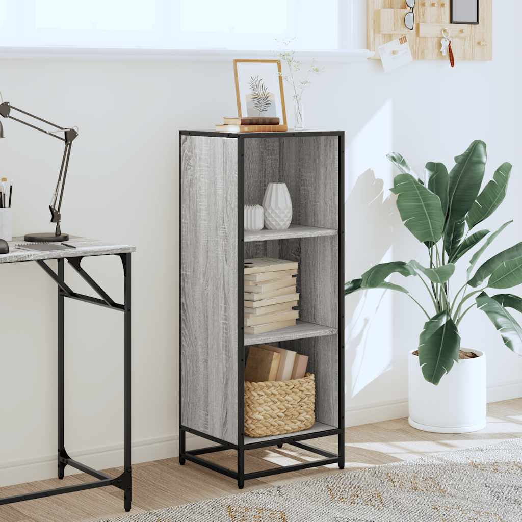 vidaXL Bibliotecă, gri sonoma, 40x35x107,5 cm, lemn prelucrat vidaXL Bibliotecă, gri sonoma, 40x35x107,5 cm, lemn prelucrat