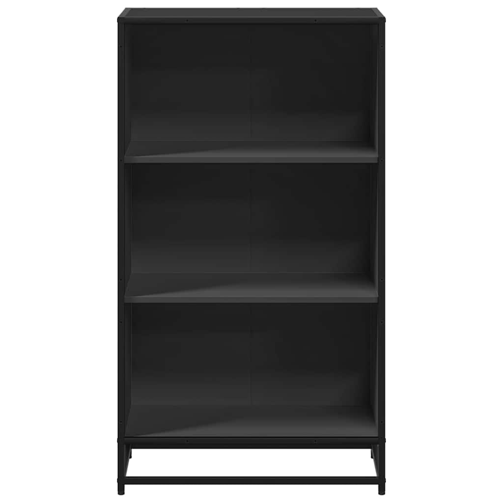 vidaXL Dulap cu cărți negru 60x35x107,5 cm lemn prelucrat vidaXL Dulap cu cărți negru 60x35x107,5 cm lemn prelucrat