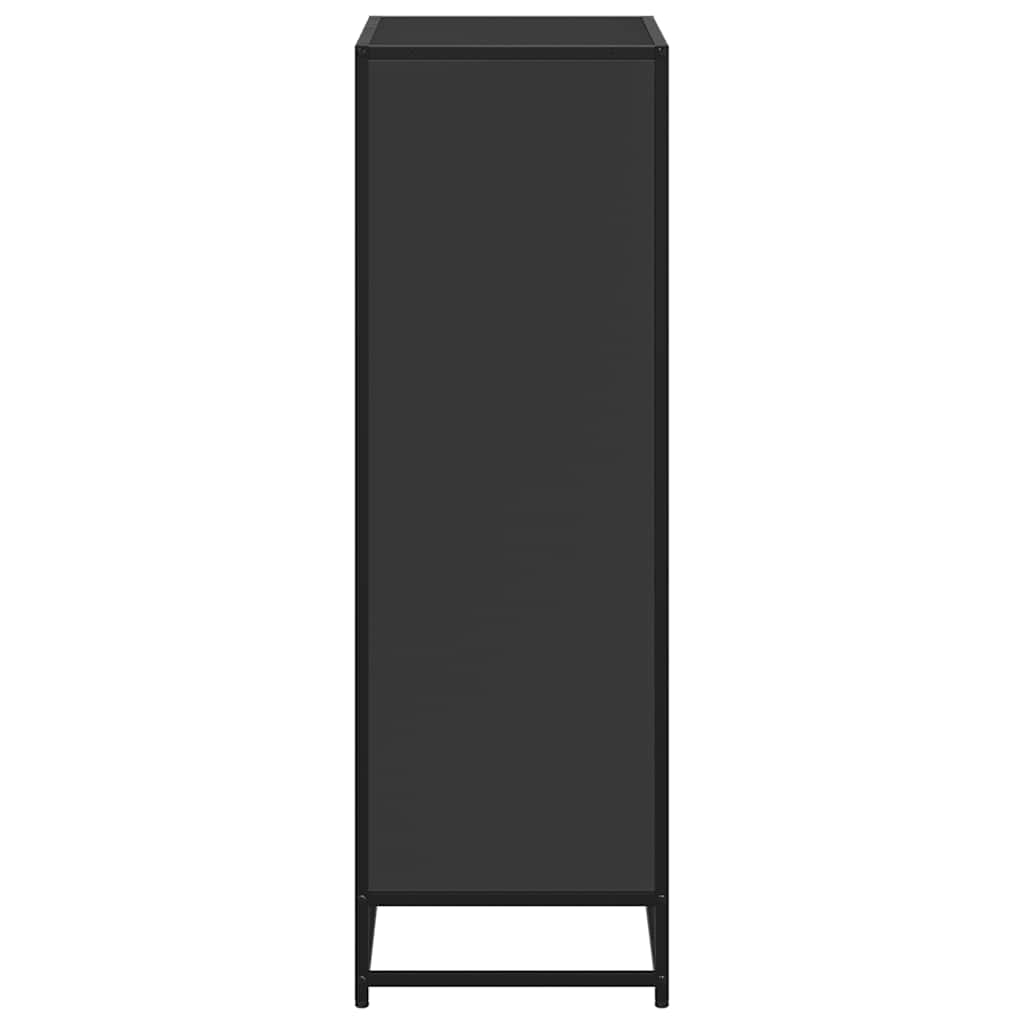 vidaXL Dulap cu cărți negru 60x35x107,5 cm lemn prelucrat vidaXL Dulap cu cărți negru 60x35x107,5 cm lemn prelucrat