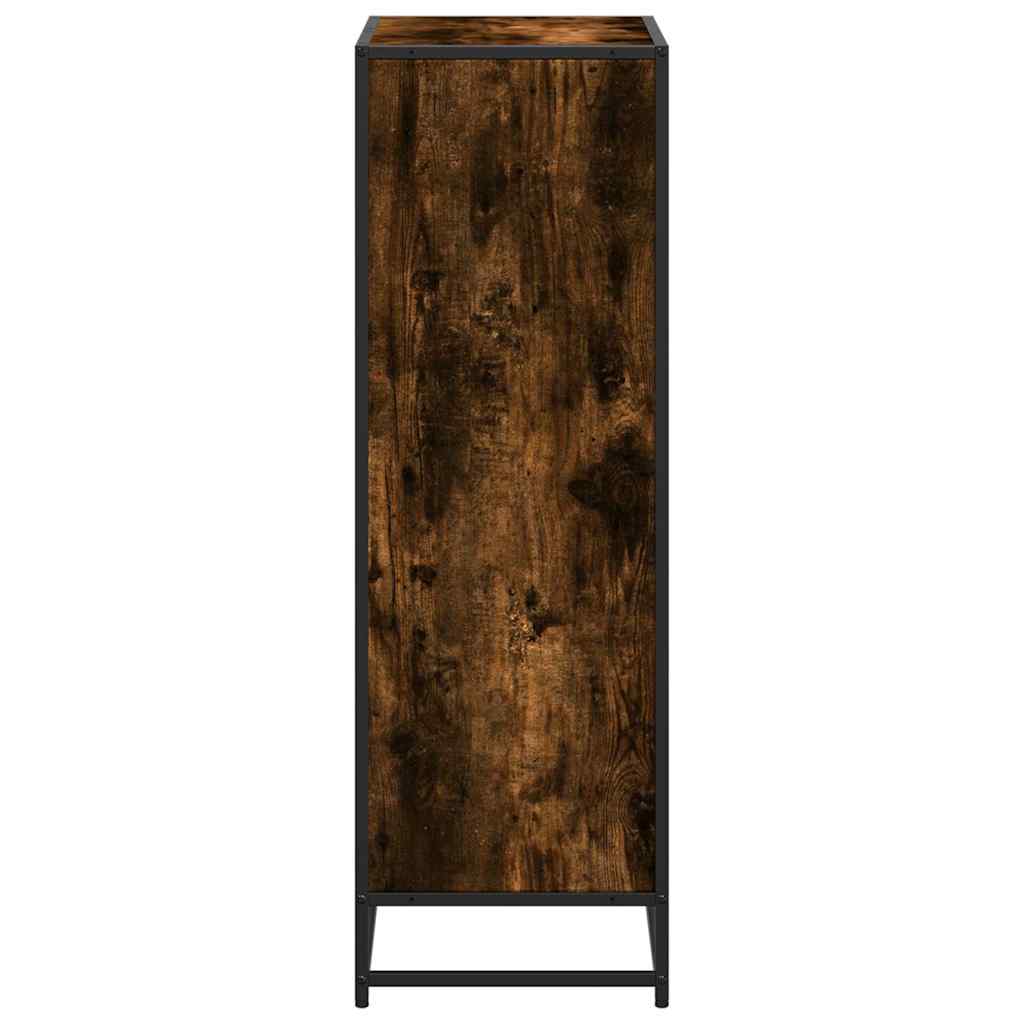 vidaXL Bibliotecă, stejar fumuriu, 60x35x107,5 cm, lemn prelucrat vidaXL Bibliotecă, stejar fumuriu, 60x35x107,5 cm, lemn prelucrat