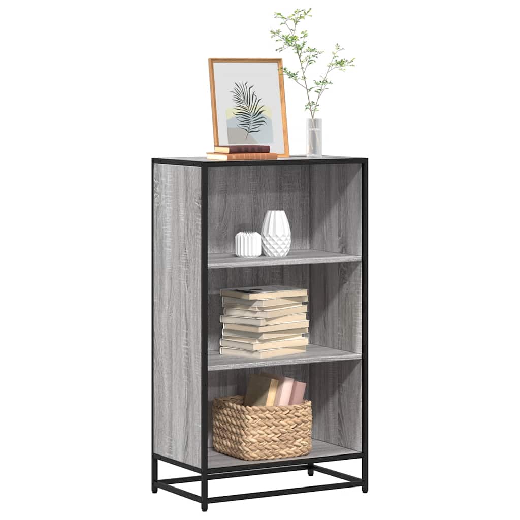 vidaXL Bibliotecă, gri sonoma, 60x35x107,5 cm, lemn prelucrat vidaXL Bibliotecă, gri sonoma, 60x35x107,5 cm, lemn prelucrat
