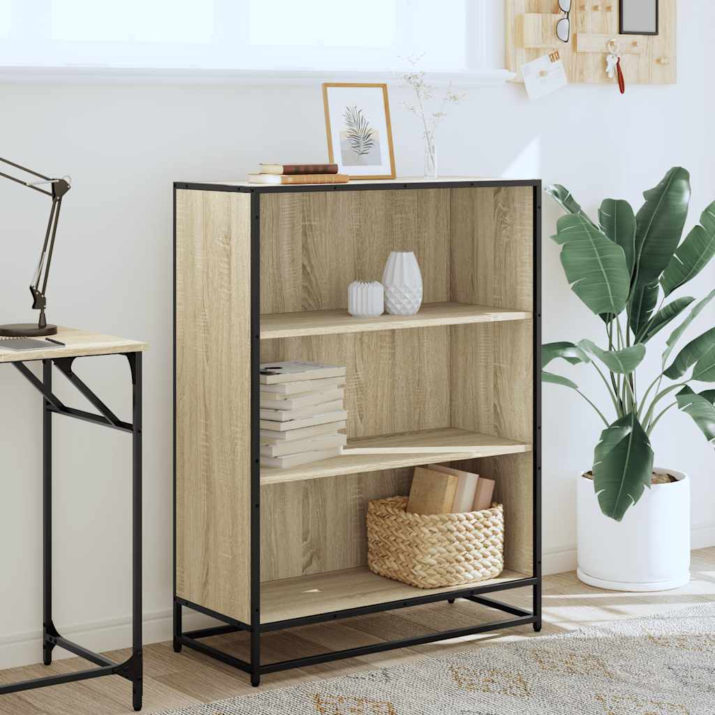 vidaXL Bibliotecă, stejar Sonoma, 80,5x35x107,5 cm, lemn prelucrat vidaXL Bibliotecă, stejar Sonoma, 80,5x35x107,5 cm, lemn prelucrat