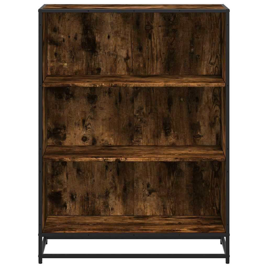 vidaXL Bibliotecă, stejar fumuriu, 80,5x35x107,5 cm, lemn prelucrat vidaXL Bibliotecă, stejar fumuriu, 80,5x35x107,5 cm, lemn prelucrat