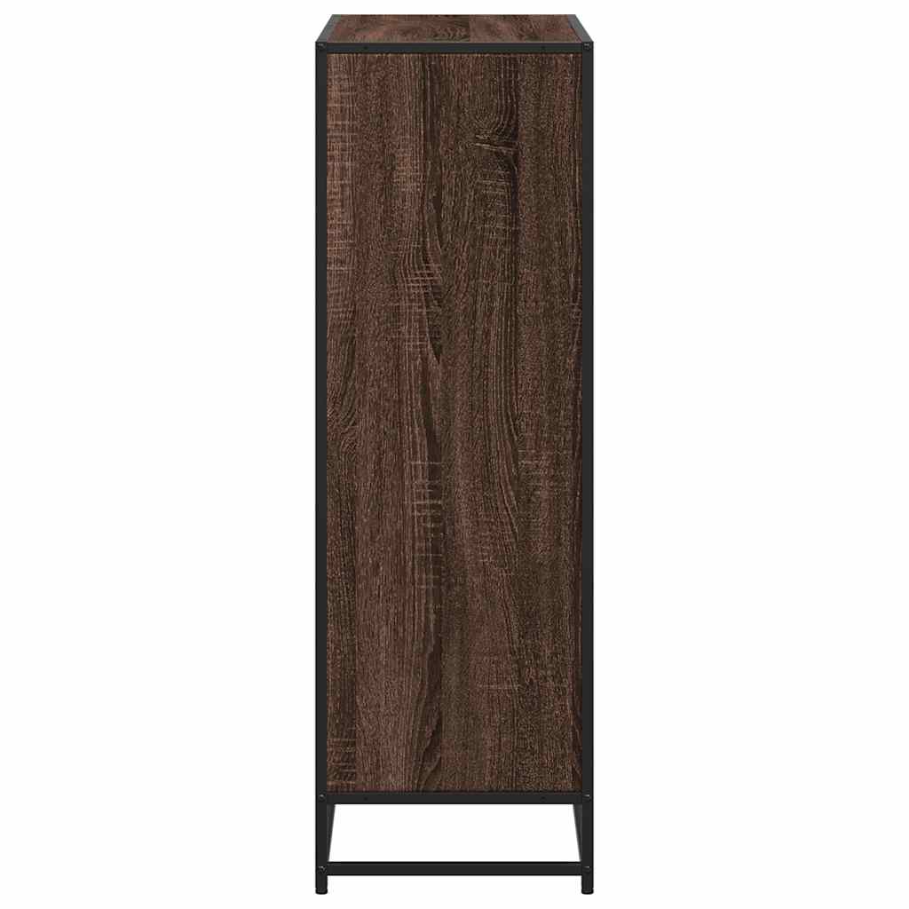 vidaXL Bibliotecă, stejar maro, 80,5x35x107,5 cm, lemn prelucrat vidaXL Bibliotecă, stejar maro, 80,5x35x107,5 cm, lemn prelucrat
