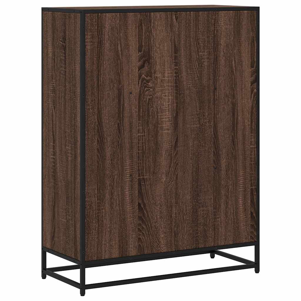 vidaXL Bibliotecă, stejar maro, 80,5x35x107,5 cm, lemn prelucrat vidaXL Bibliotecă, stejar maro, 80,5x35x107,5 cm, lemn prelucrat