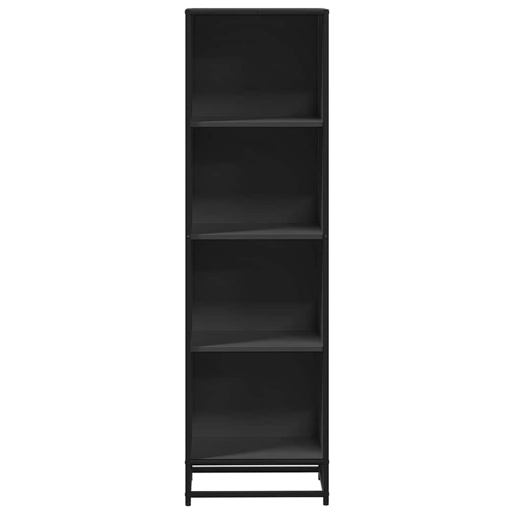 vidaXL Bibliotecă, negru, 40x35x139 cm, lemn prelucrat vidaXL Bibliotecă, negru, 40x35x139 cm, lemn prelucrat