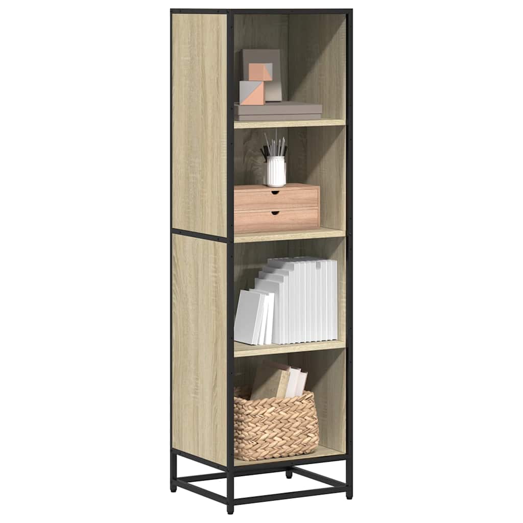 vidaXL Bibliotecă, stejar sonoma, 40x35x139 cm, lemn prelucrat vidaXL Bibliotecă, stejar sonoma, 40x35x139 cm, lemn prelucrat