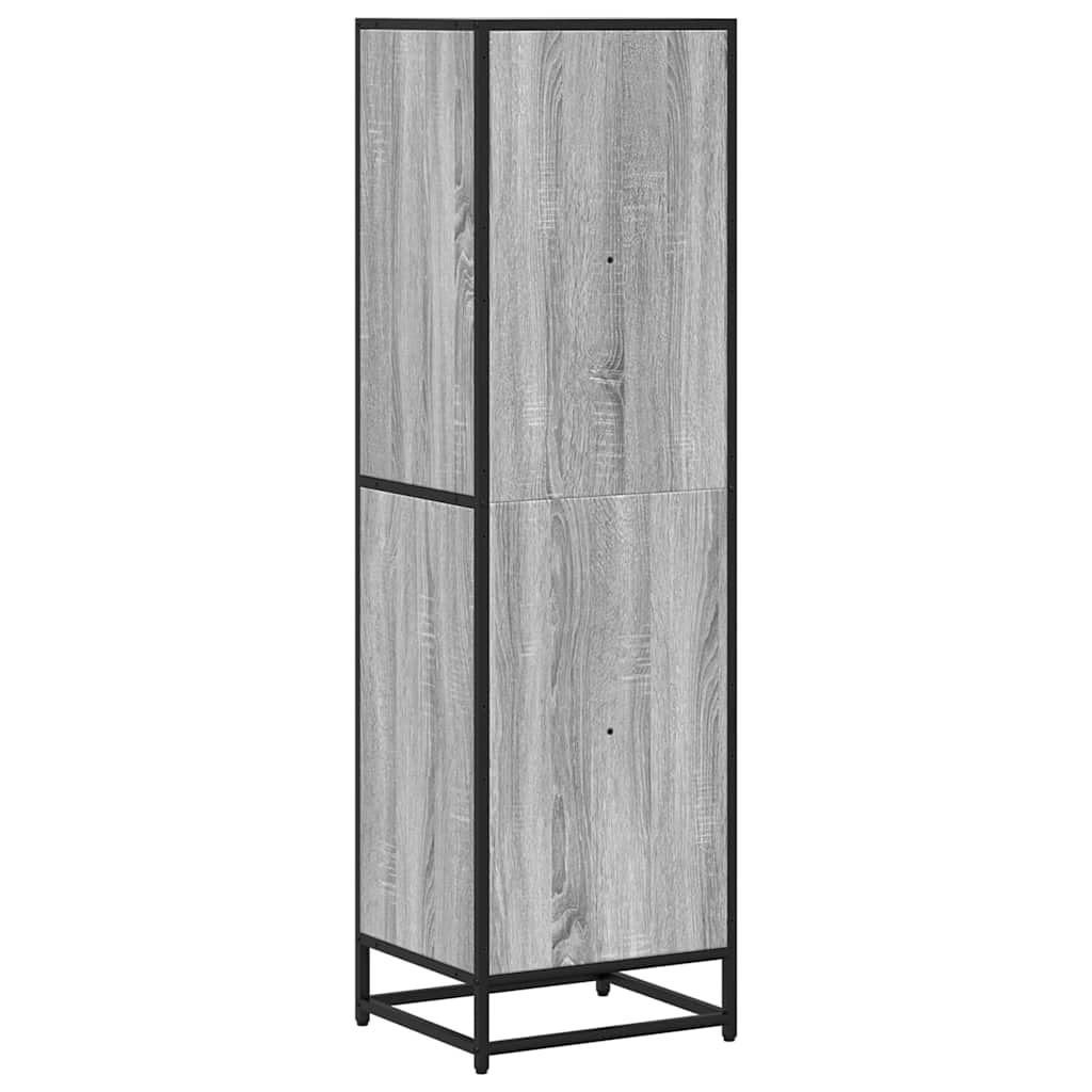 vidaXL Bibliotecă, gri sonoma, 40x35x139 cm, lemn prelucrat vidaXL Bibliotecă, gri sonoma, 40x35x139 cm, lemn prelucrat