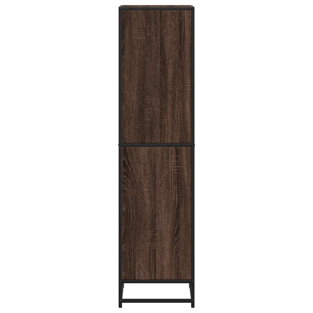vidaXL Bibliotecă, stejar maro, 40x35x139 cm, lemn prelucrat vidaXL Bibliotecă, stejar maro, 40x35x139 cm, lemn prelucrat