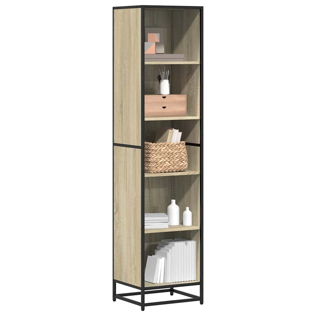 vidaXL Bibliotecă, stejar Sonoma, 40x35x170,5 cm, PAL vidaXL Bibliotecă, stejar Sonoma, 40x35x170,5 cm, PAL