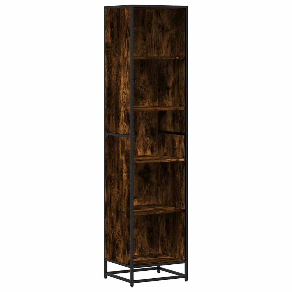 vidaXL Bibliotecă, stejar fumuriu, 40x35x170,5 cm, lemn prelucrat vidaXL Bibliotecă, stejar fumuriu, 40x35x170,5 cm, lemn prelucrat