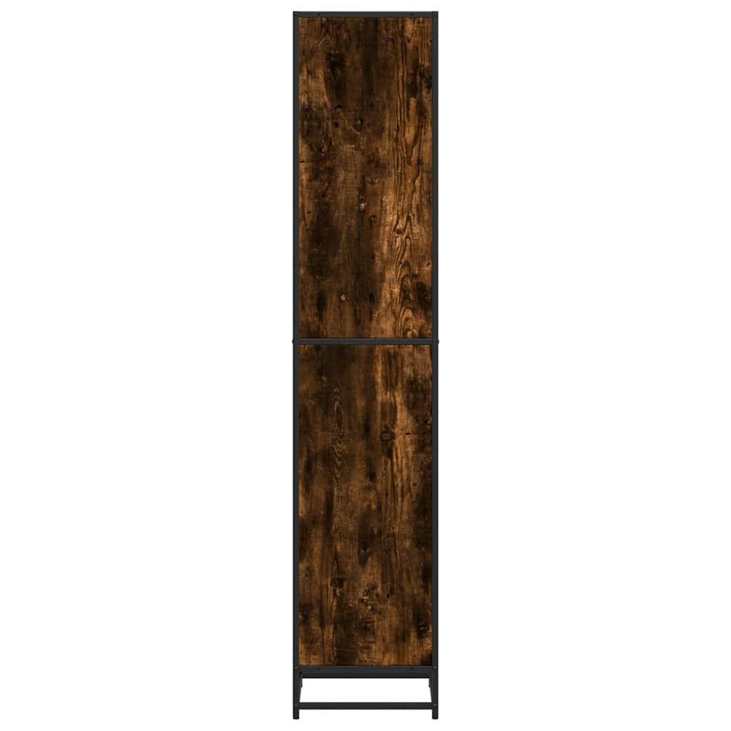 vidaXL Bibliotecă, stejar fumuriu, 40x35x170,5 cm, lemn prelucrat vidaXL Bibliotecă, stejar fumuriu, 40x35x170,5 cm, lemn prelucrat