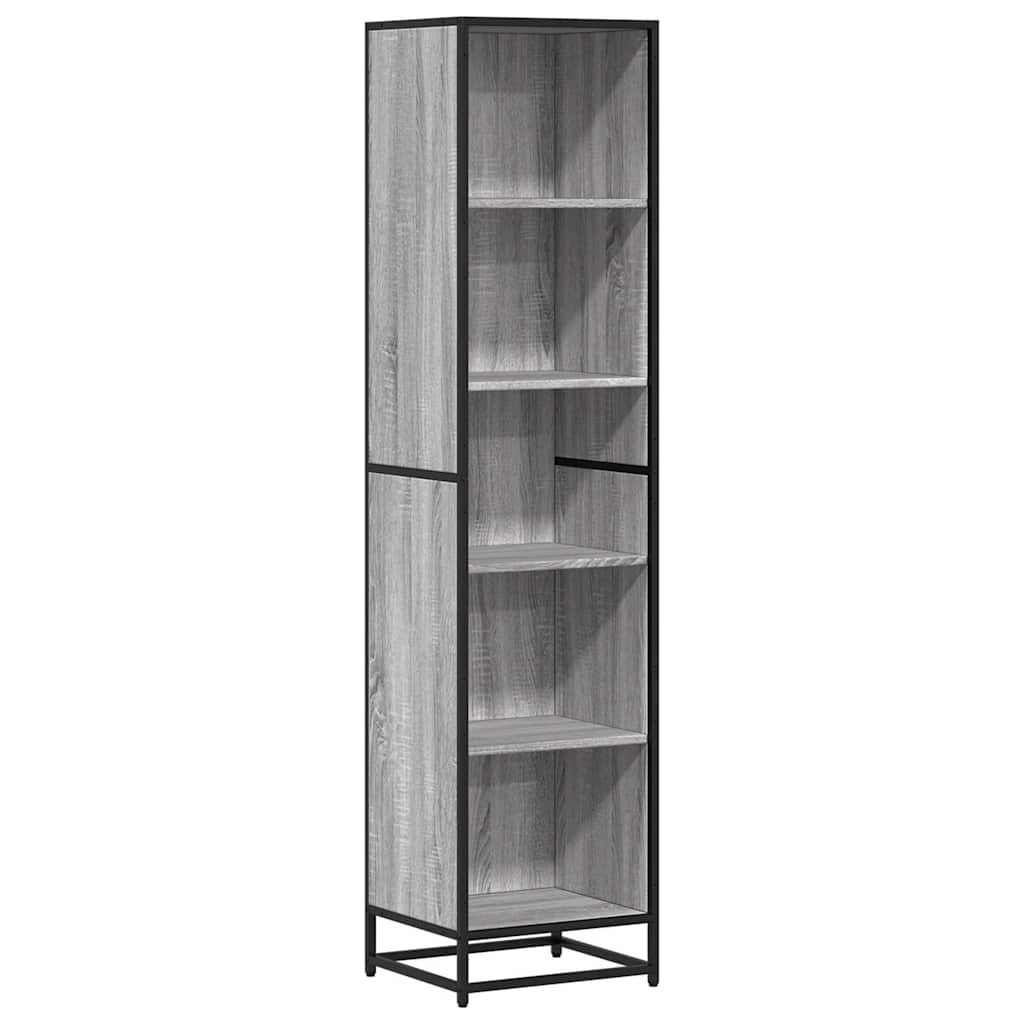 vidaXL Bibliotecă, gri sonoma, 40x35x170,5 cm, lemn prelucrat vidaXL Bibliotecă, gri sonoma, 40x35x170,5 cm, lemn prelucrat