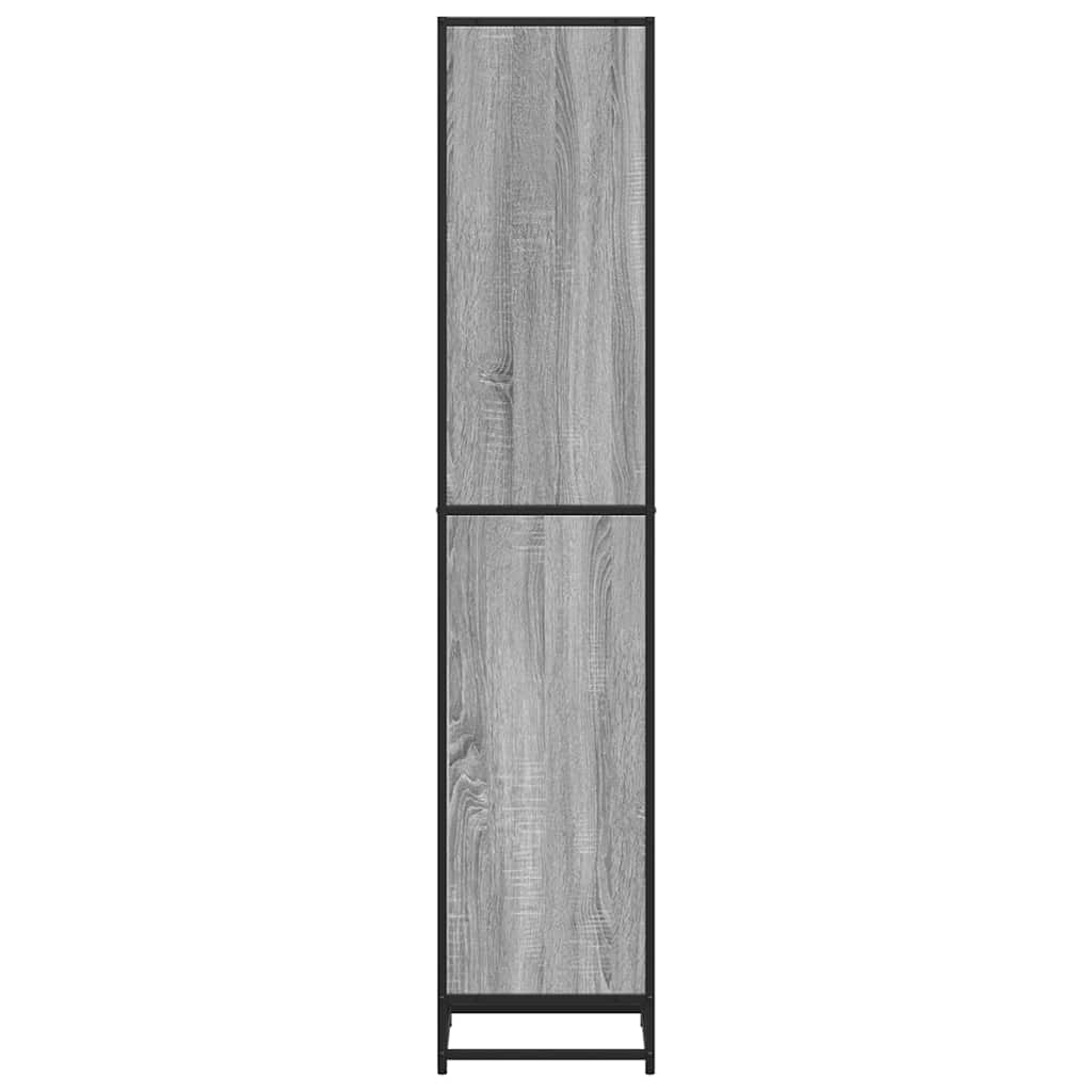 vidaXL Bibliotecă, gri sonoma, 40x35x170,5 cm, lemn prelucrat vidaXL Bibliotecă, gri sonoma, 40x35x170,5 cm, lemn prelucrat