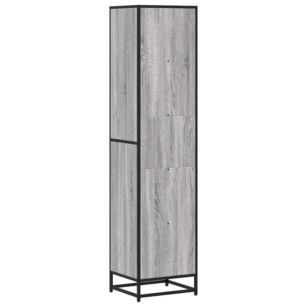 vidaXL Bibliotecă, gri sonoma, 40x35x170,5 cm, lemn prelucrat vidaXL Bibliotecă, gri sonoma, 40x35x170,5 cm, lemn prelucrat