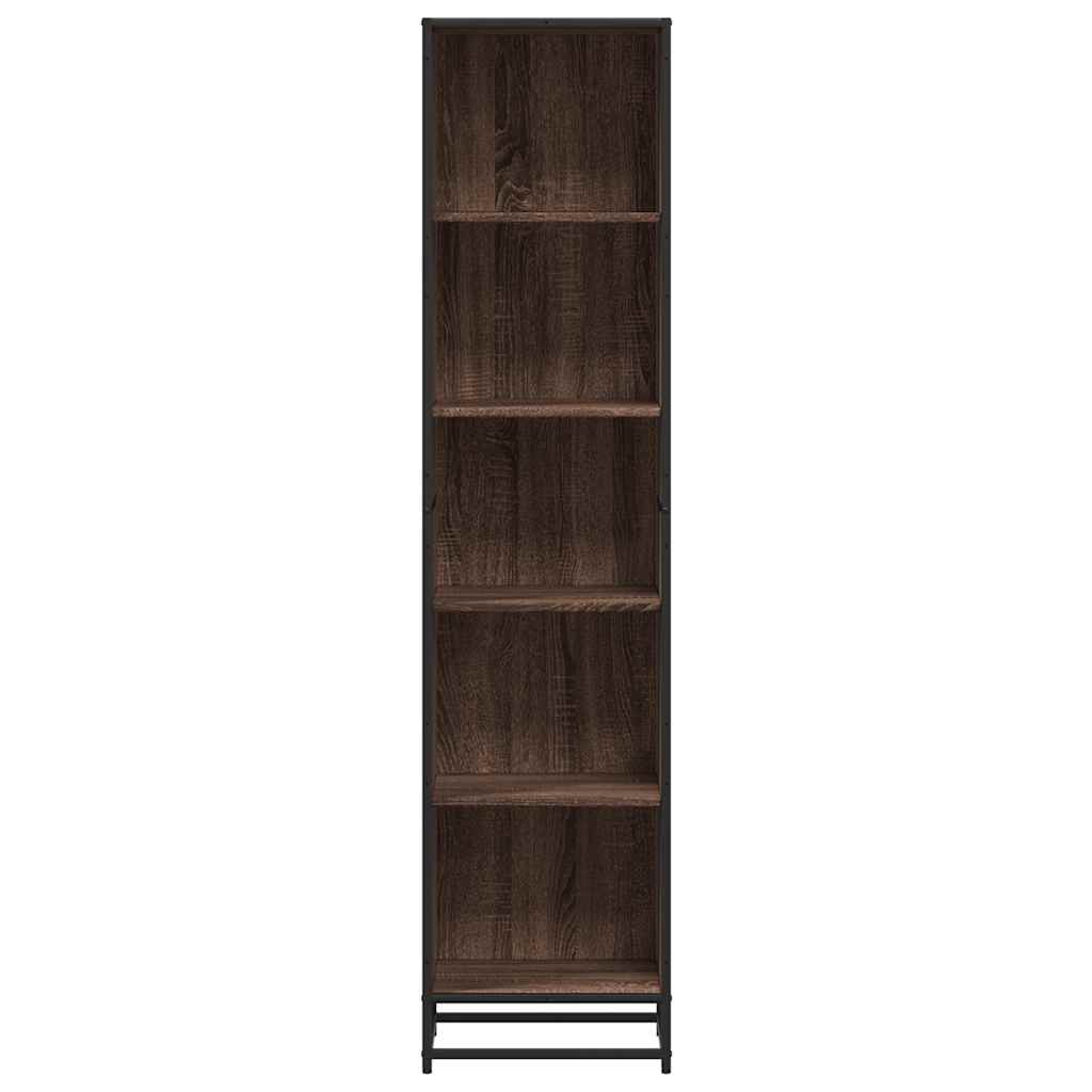 vidaXL Bibliotecă, stejar maro, 40x35x170,5 cm, lemn prelucrat vidaXL Bibliotecă, stejar maro, 40x35x170,5 cm, lemn prelucrat