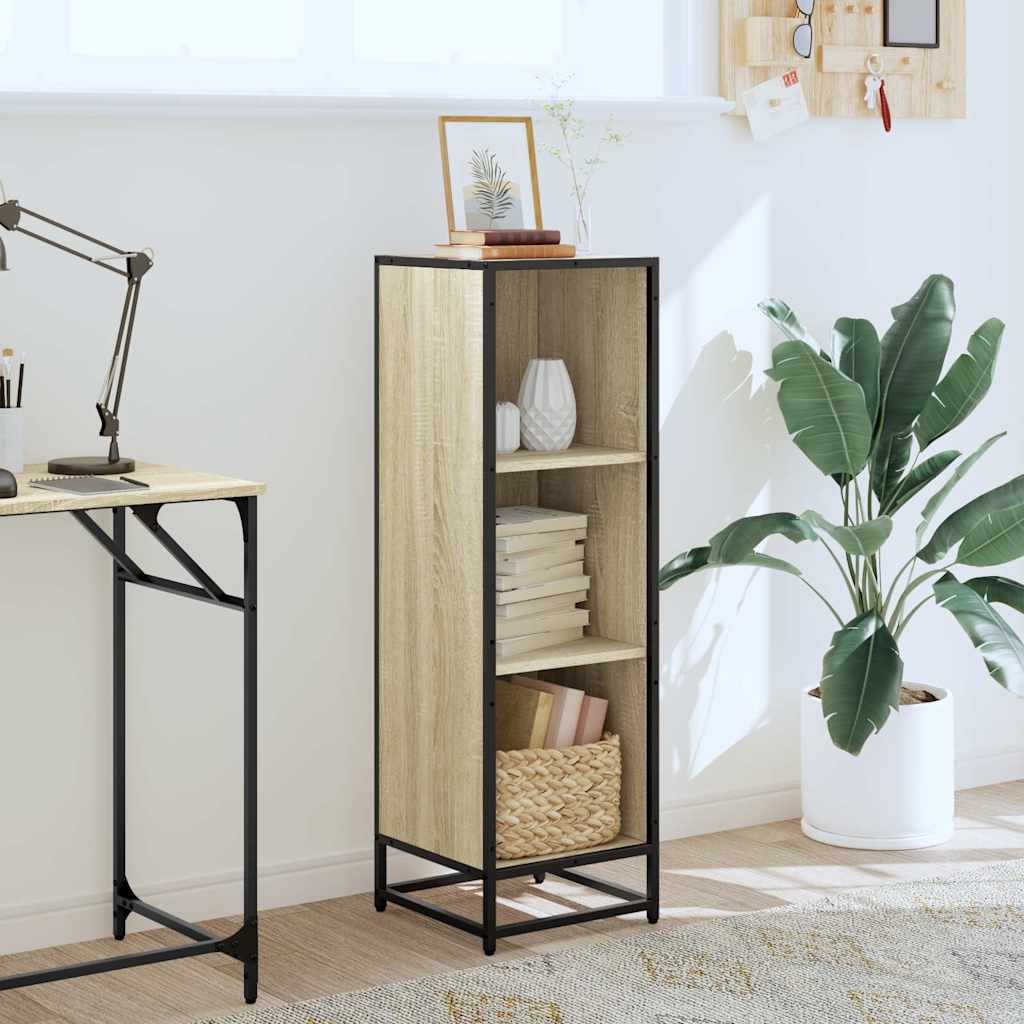 vidaXL Bibliotecă, stejar Sonoma,33,5x33x107,5 cm, PAL