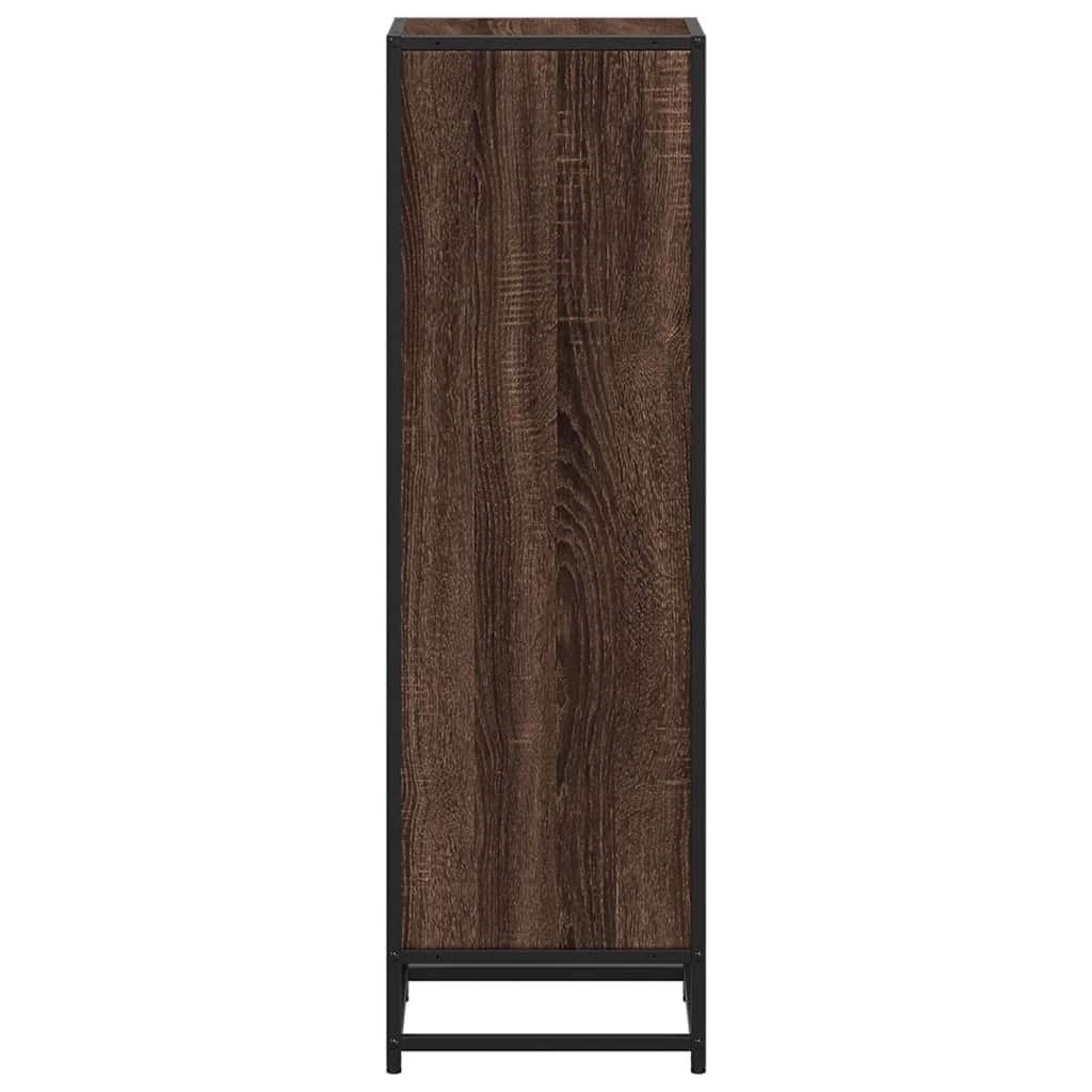 vidaXL Bibliotecă, stejar maro, 33,5x33x107,5 cm, lemn prelucrat