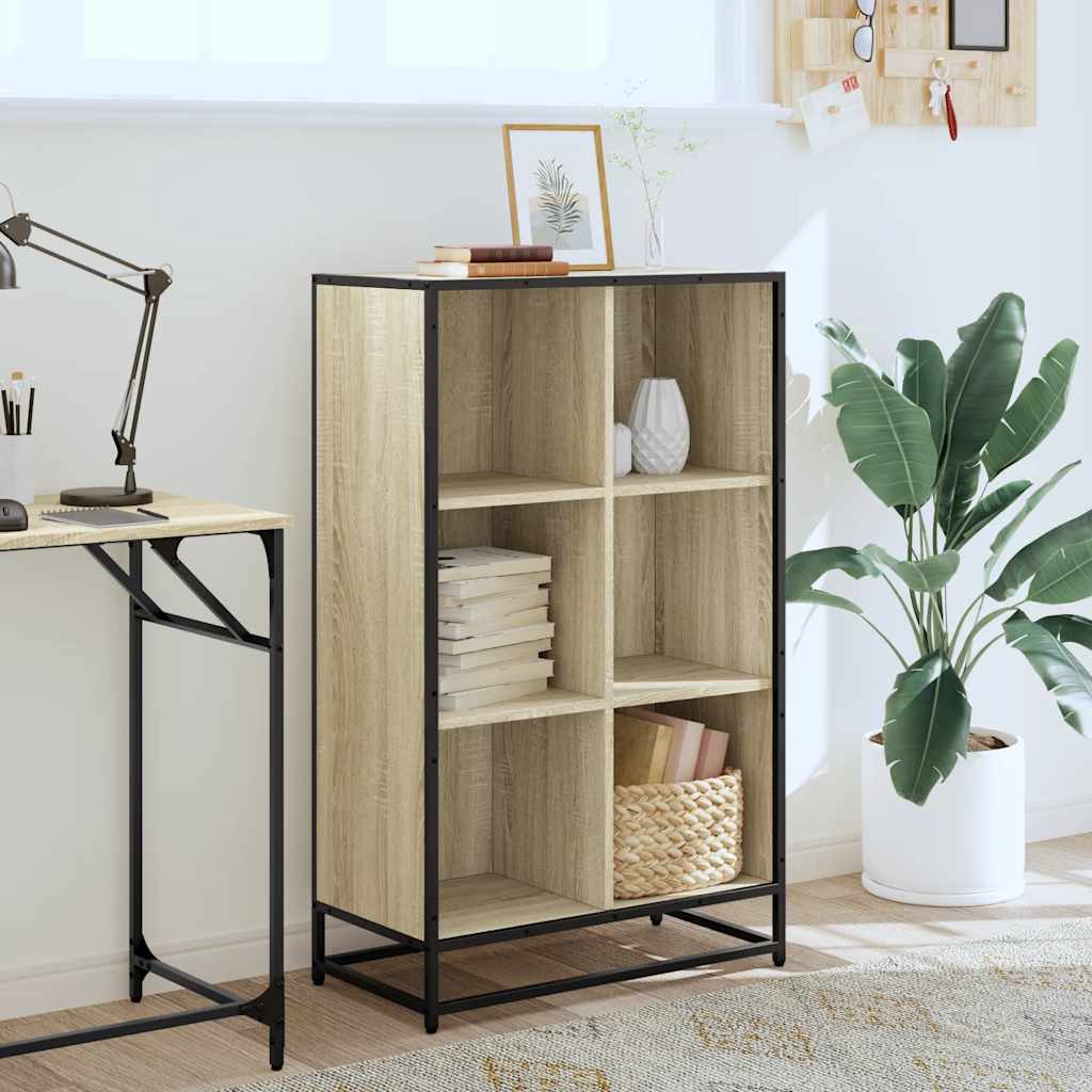 vidaXL Bibliotecă, stejar Sonoma, 65,5x33x107,5 cm, PAL vidaXL Bibliotecă, stejar Sonoma, 65,5x33x107,5 cm, PAL