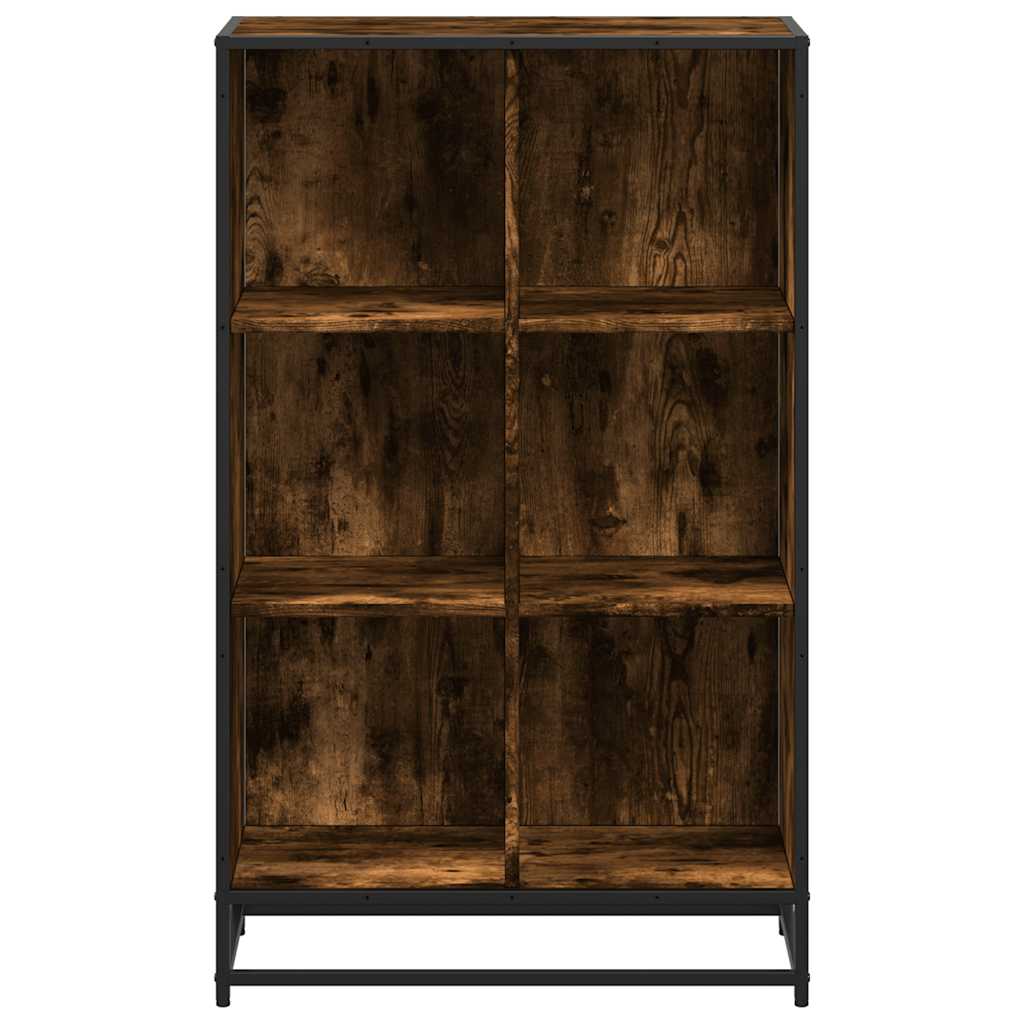 vidaXL Bibliotecă, stejar fumuriu, 65,5x33x107,5 cm, lemn prelucrat vidaXL Bibliotecă, stejar fumuriu, 65,5x33x107,5 cm, lemn prelucrat