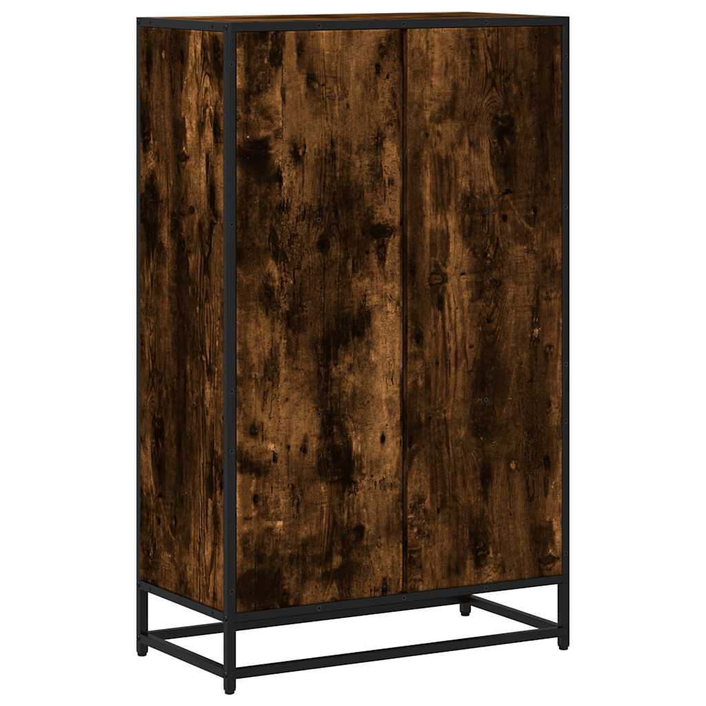 vidaXL Bibliotecă, stejar fumuriu, 65,5x33x107,5 cm, lemn prelucrat vidaXL Bibliotecă, stejar fumuriu, 65,5x33x107,5 cm, lemn prelucrat