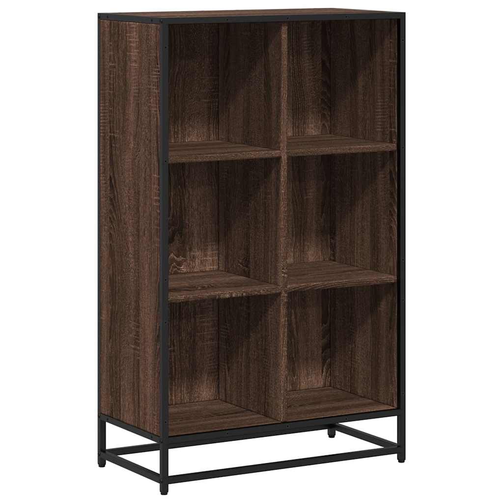 vidaXL Bibliotecă, stejar maro, 65,5x33x107,5 cm, lemn prelucrat vidaXL Bibliotecă, stejar maro, 65,5x33x107,5 cm, lemn prelucrat