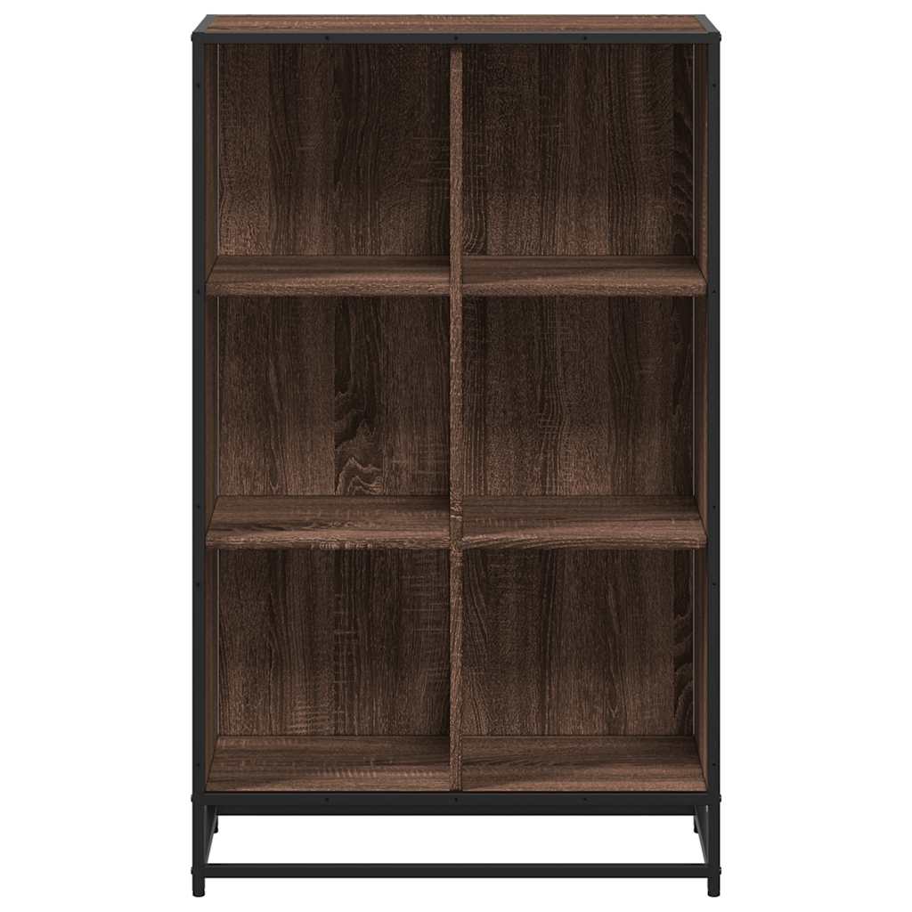 vidaXL Bibliotecă, stejar maro, 65,5x33x107,5 cm, lemn prelucrat vidaXL Bibliotecă, stejar maro, 65,5x33x107,5 cm, lemn prelucrat