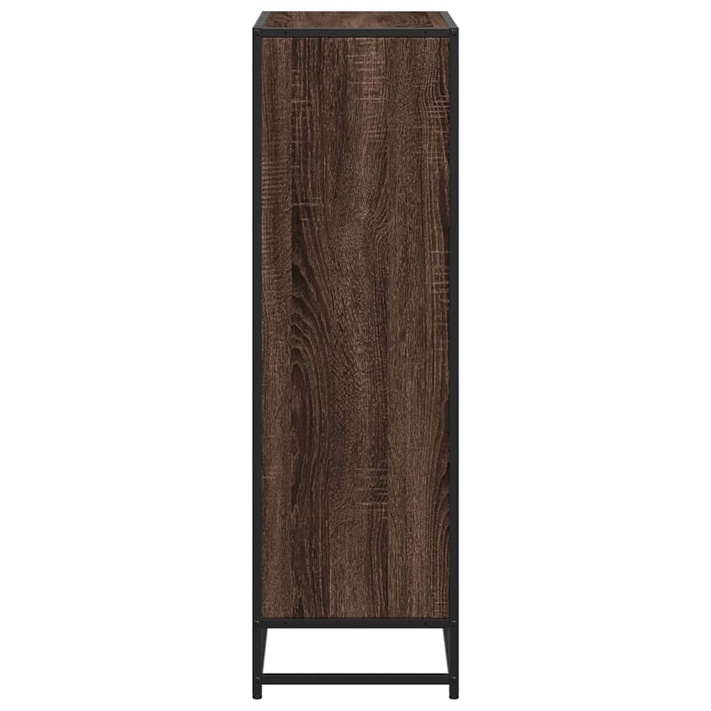 vidaXL Bibliotecă, stejar maro, 65,5x33x107,5 cm, lemn prelucrat vidaXL Bibliotecă, stejar maro, 65,5x33x107,5 cm, lemn prelucrat
