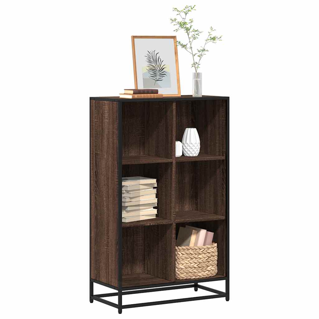 vidaXL Bibliotecă, stejar maro, 65,5x33x107,5 cm, lemn prelucrat vidaXL Bibliotecă, stejar maro, 65,5x33x107,5 cm, lemn prelucrat