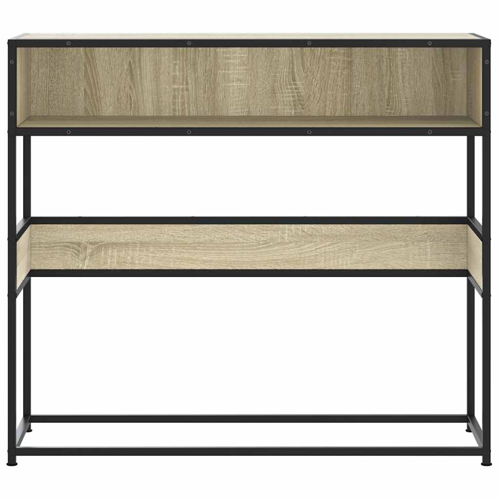 vidaXL Măsuță consolă, stejar sonoma, 90x35x80 cm, lemn prelucrat vidaXL Măsuță consolă, stejar sonoma, 90x35x80 cm, lemn prelucrat