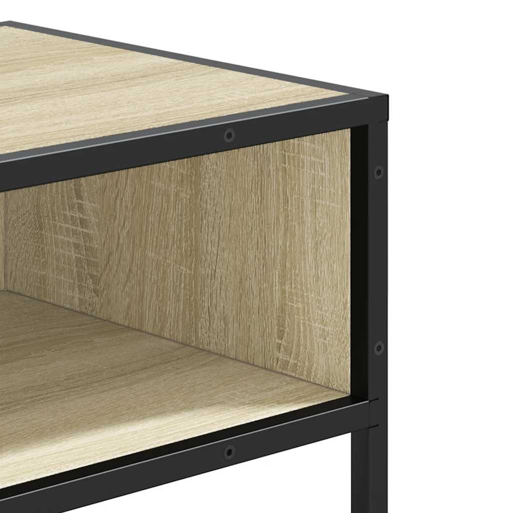 vidaXL Măsuță consolă, stejar sonoma, 90x35x80 cm, lemn prelucrat vidaXL Măsuță consolă, stejar sonoma, 90x35x80 cm, lemn prelucrat